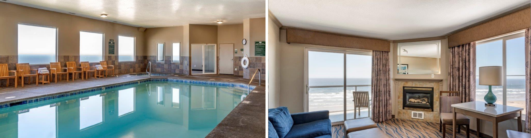 Pool and guestroom slider